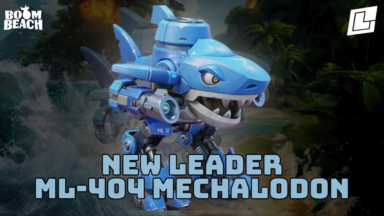 ML-404 Mechalodon: New Leader specializing in heavy fire support and damage ramp-up