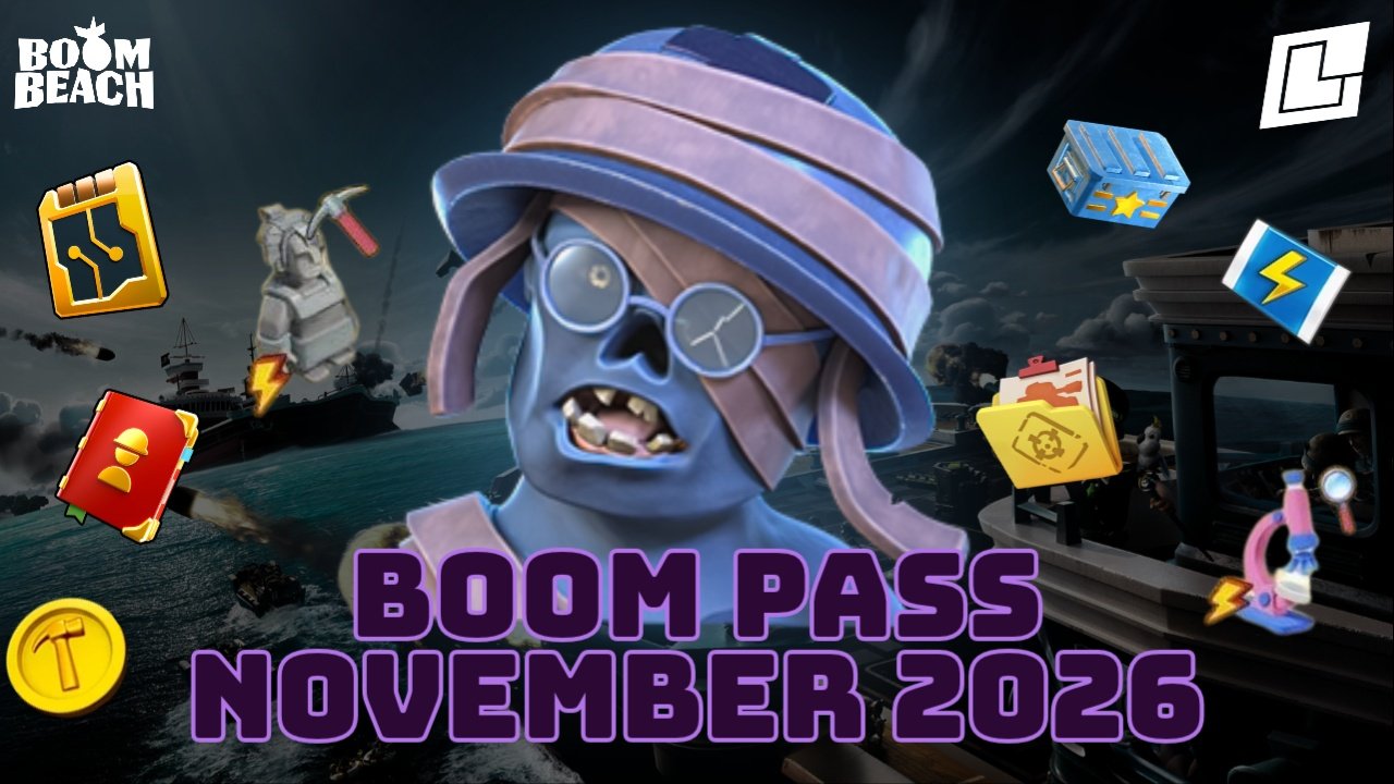 Boom Pass November 2026 - Mummy Medic is coming to Boom Beach
